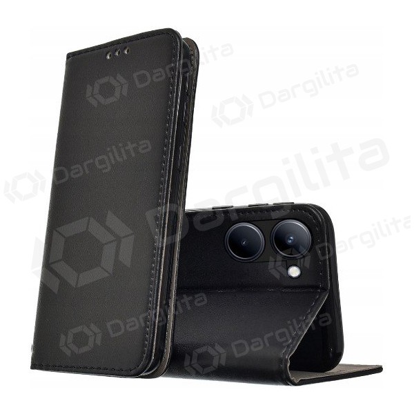 Huawei Y6P dėklas "Smart Magnetic" (juodas)