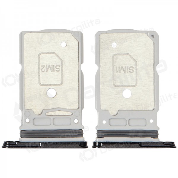 Samsung Galaxy S25 Ultra Dual SIM kortelės laikiklis (juodas) (originalus)