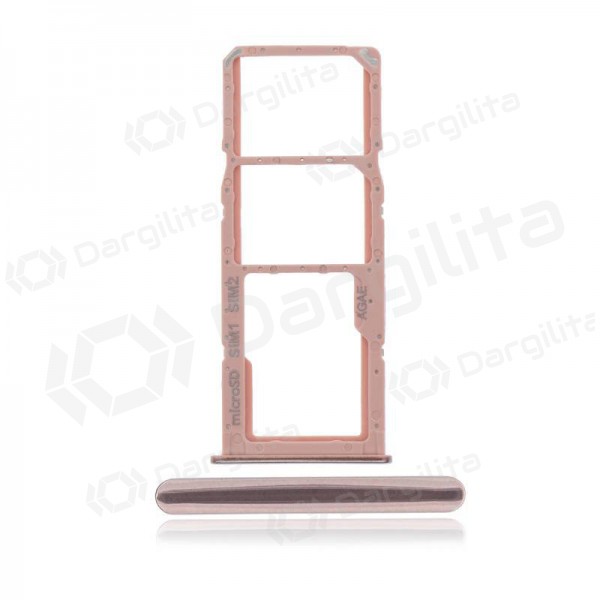 Samsung A715 Galaxy A71 2020 SIM kortelės laikiklis (rožinis)