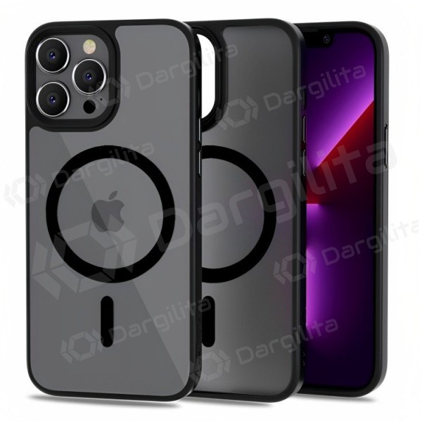 Apple iPhone 13 Pro dėklas "Reach Matte MagSafe" (juodas)