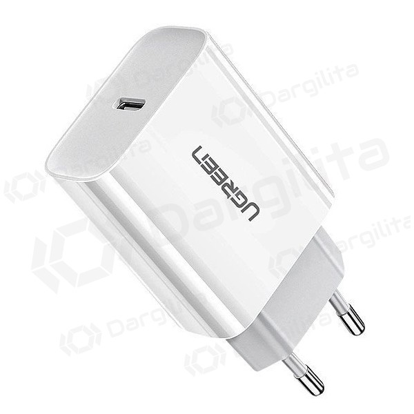 Telefono įkroviklis Ugreen CD137 20 W USB-C baltas