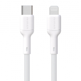 Lightning laidas Dudao L9X USB-C į Lightning 2 m 30 W baltas
