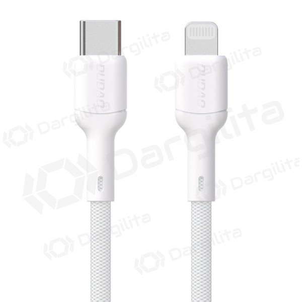 Lightning laidas Dudao L9X USB-C į Lightning 2 m 30 W baltas