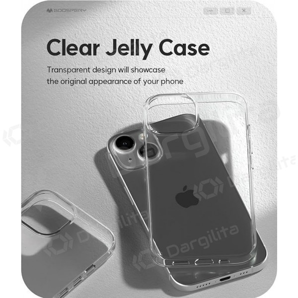 Apple iPhone Air dėklas "Mercury Jelly Clear" (skaidrus)