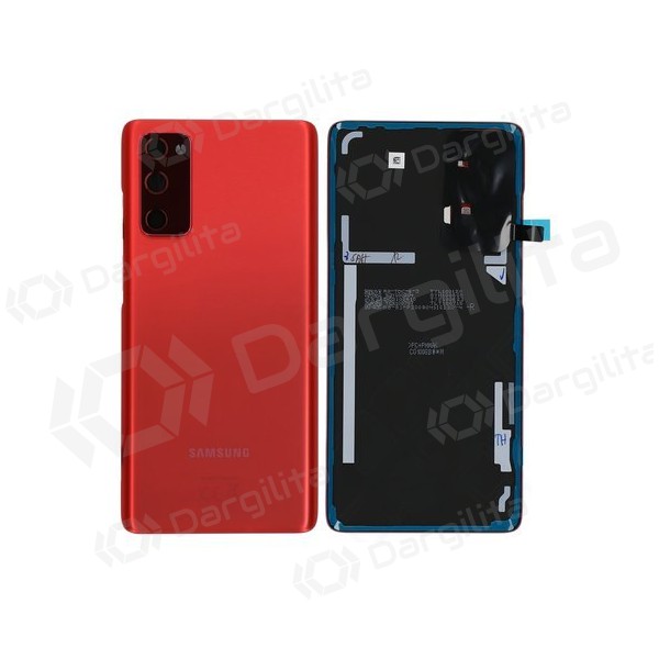 Samsung G780 / G781 Galaxy S20 FE 4G / 5G galinis baterijos dangtelis (Cloud Red) (naudotas grade B, originalus)