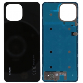 Xiaomi Mi 11 Lite 4G / 5G / 5G NE galinis baterijos dangtelis (juodas) (originalus) (service pack)