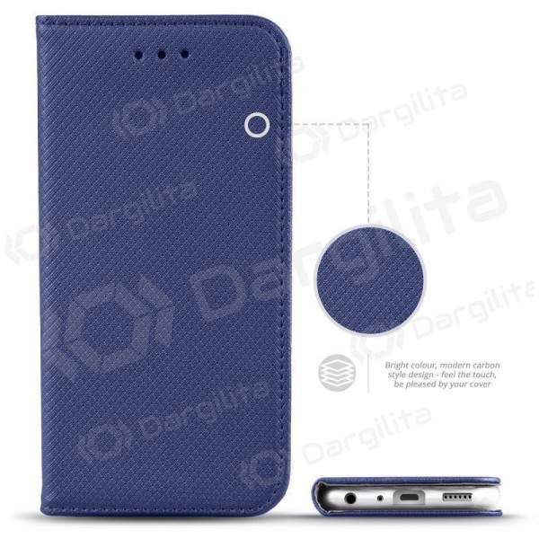 Xiaomi Redmi Note 15 Pro Plus 5G dėklas "Smart Magnet" tamsiai mėlynas