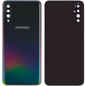 Samsung A505 Galaxy A50 2019 galinis baterijos dangtelis (juodas) (naudotas grade C, originalus)