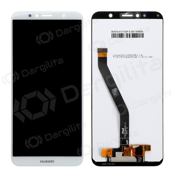 Huawei Y6 2018 / Y6 Prime 2018 ekranas (baltas) - Premium
