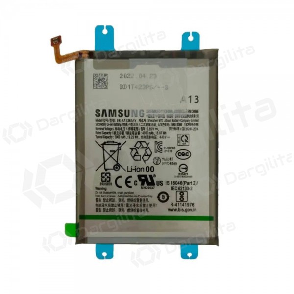 Samsung Galaxy A13 5G baterija, akumuliatorius (originalus) Samsung Galaxy A13 5G baterija, akumuliatorius (originalus)