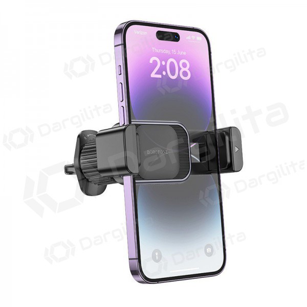 Automobilinis telefono laikiklis Borofone BH106 (air vent) juodas Automobilinis telefono laikiklis Borofone BH106 (air vent) juodas