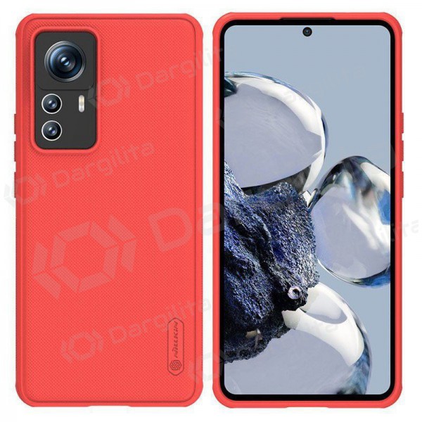 Xiaomi Redmi Note 12 / Note 12 4G dėklas „Nillkin Frosted Shield“ (raudonas)