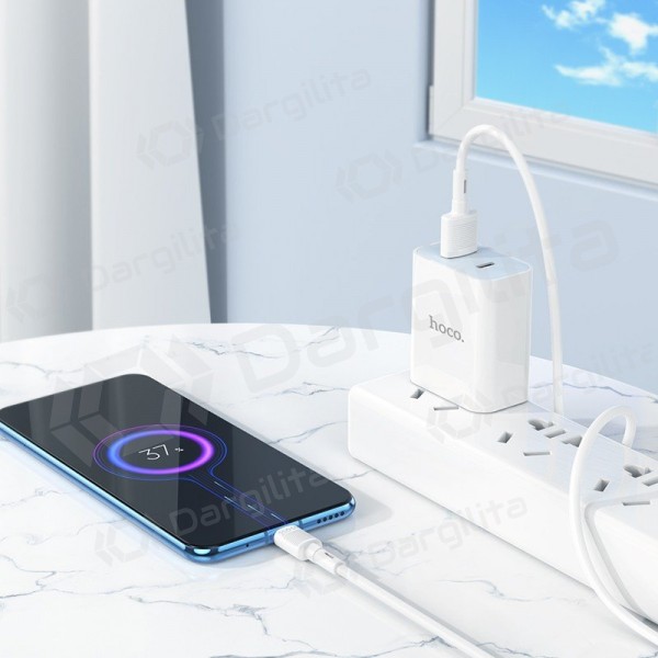 Micro USB laidas Hoco X83 USB-A į Micro USB 1 m baltas