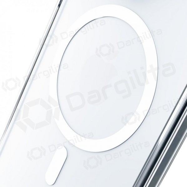 Apple iPhone 17 Pro Max dėklas "3MK Clear MagCase" Apple iPhone 17 Pro Max dėklas "3MK Clear MagCase"