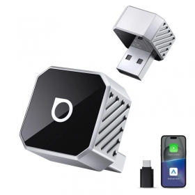 Belaidis CarPlay/Android Auto adapteris Ottocast Mini Cube sidabrinis CP88-T3