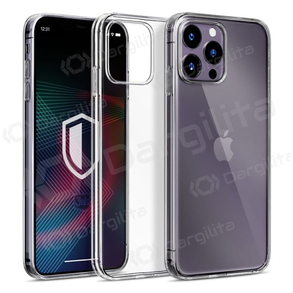 Apple iPhone 15 dėklas "3MK Clear Case" (skaidrus)