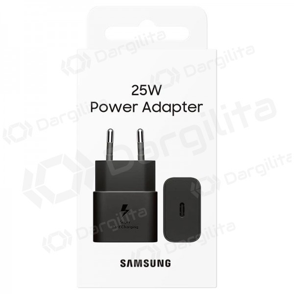Telefono įkroviklis Samsung EP-T2510NBEGEU 25 W USB-C juodas