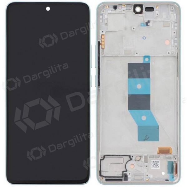 Xiaomi Redmi Note 14 5G ekranas (žalias) (su rėmeliu) (originalus)