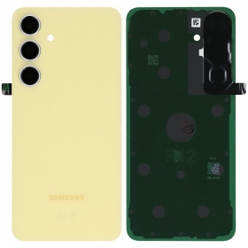 Samsung Galaxy S24 FE galinis dangtelis (geltonas) (originalus)