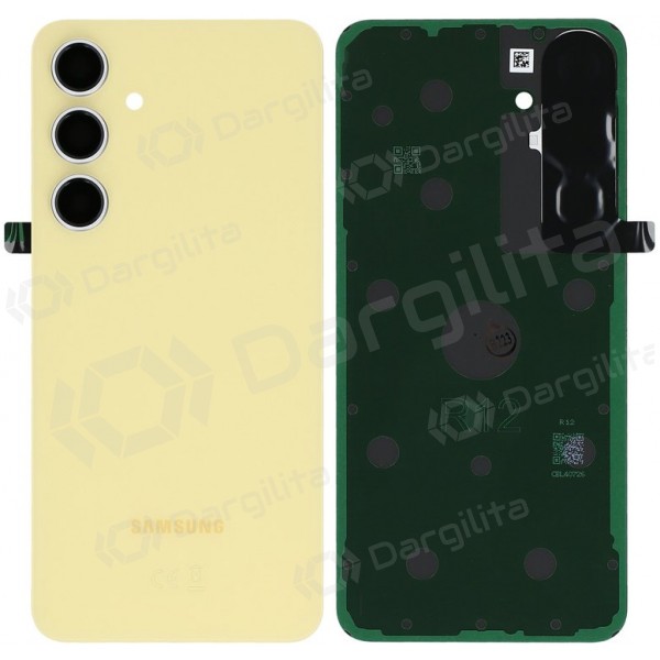 Samsung Galaxy S24 FE galinis dangtelis (geltonas) (originalus)