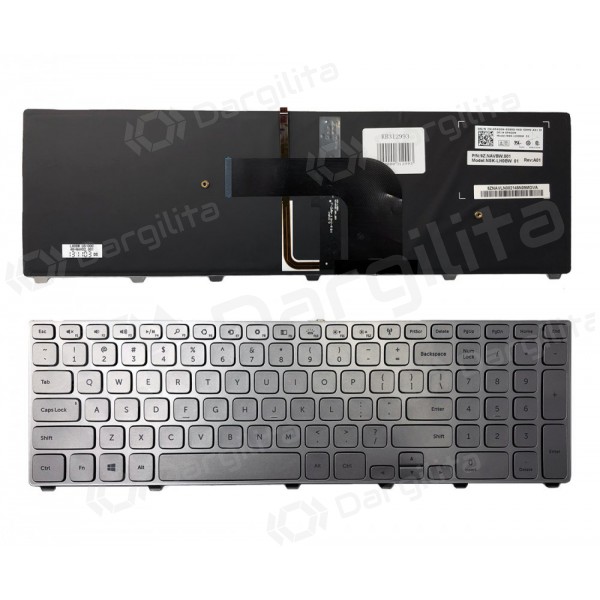 DELL: Inspiron 17 7000 7737 7746 klaviatūra (su apšvietimu)