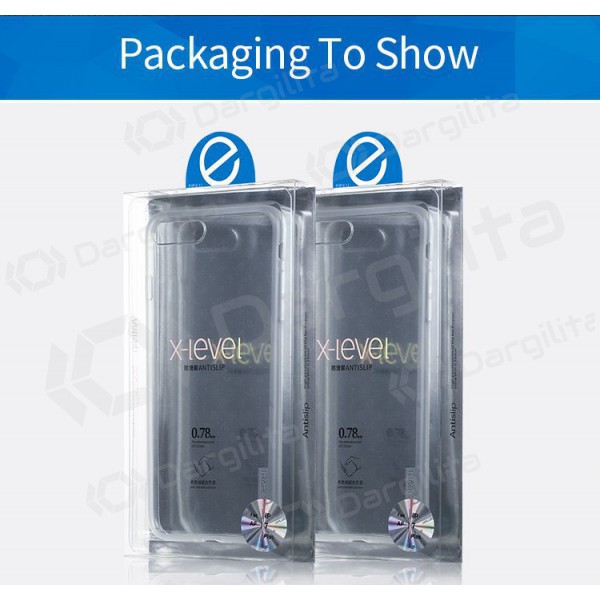 Samsung Galaxy S21 Plus 5G dėklas "X-Level Antislip" (skaidrus)