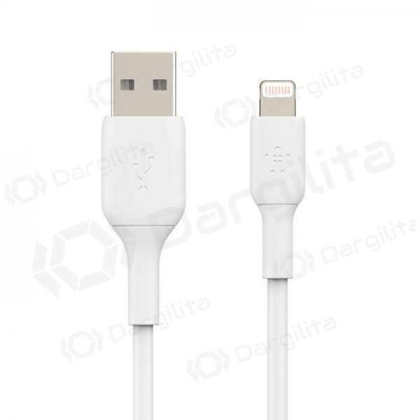 Lightning laidas Belkin Boost Charge USB-A į Lightning 1 m baltas