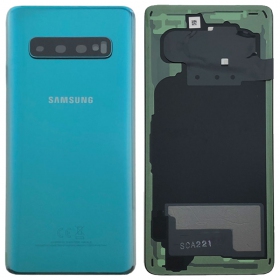 Samsung G973 Galaxy S10 galinis baterijos dangtelis žalias (Prism Green) (naudotas grade C, originalus)