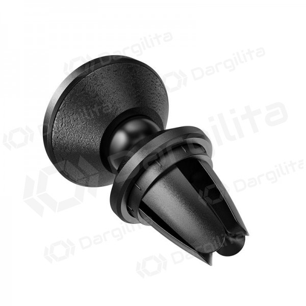 Automobilinis Universalus telefono laikiklis Hoco CA81 attaches to ventilation grilles, magnetic, juodas