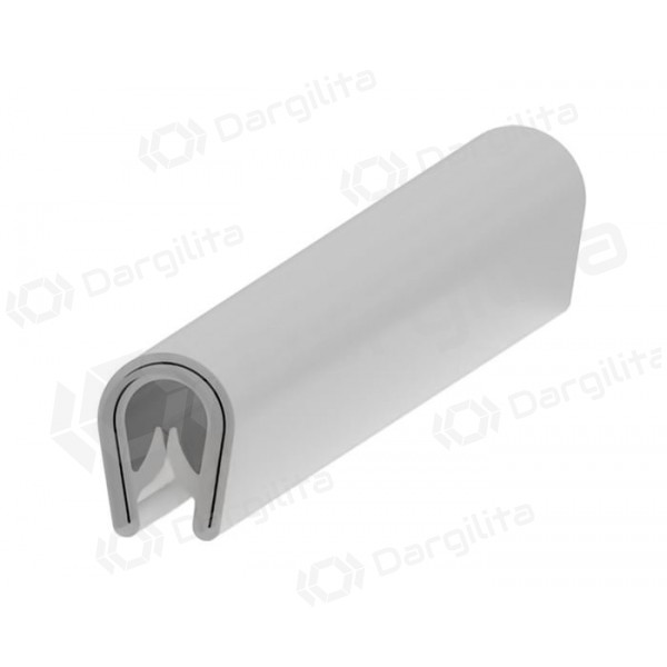 Briaunų apsauga BAKS TOZ14S (10 mm, 10 m, sidabrinė)