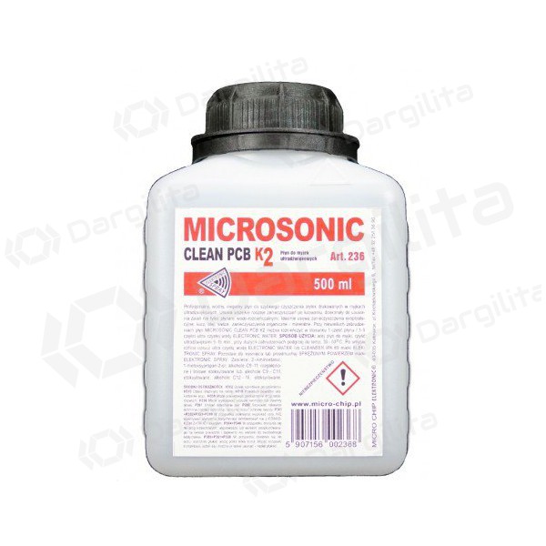 Liquid Microsonic clean PCB K2 500ml (for ultrasonic bath) Liquid Microsonic clean PCB K2 500ml (for ultrasonic bath)