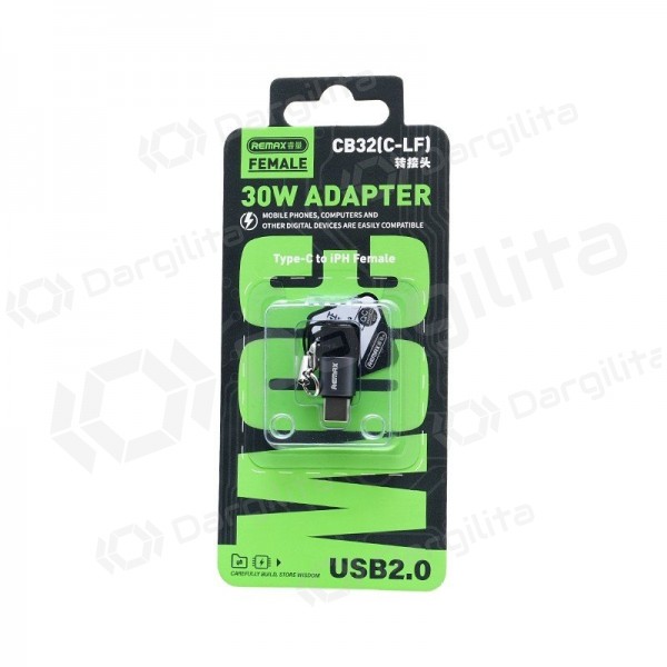 Adapteris Remax CB32 USB-C į Lightning USB 2.0