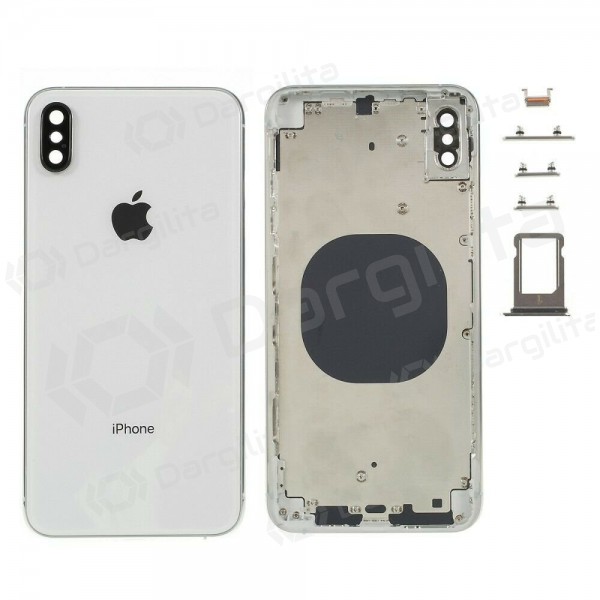 Apple iPhone XS galinis baterijos dangtelis  sidabrinis (baltas) full