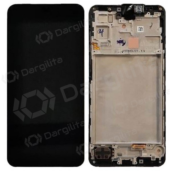 Samsung Galaxy A17 5G ekranas (juodas) (su rėmeliu) (originalus)