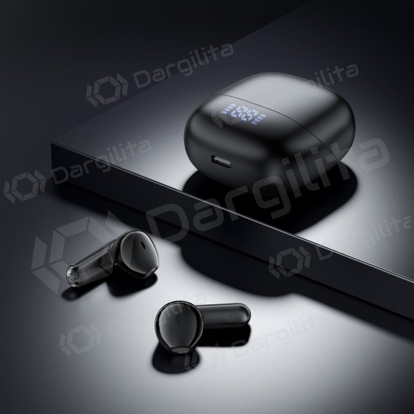 Belaidės ausinės su mikrofonu Acefast W2 Bluetooth ANC juodos