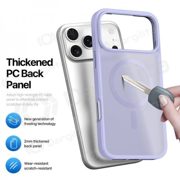 Apple iPhone 17 Pro Max, 18 Pro Max dėklas "Dux Ducis Yind" (violetinis)