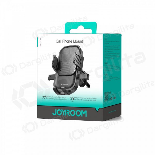 Automobilinis telefono laikiklis Joyroom JR-OK6 (air vent) juodas Automobilinis telefono laikiklis Joyroom JR-OK6 (air vent) juodas