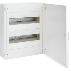 GOLF2 plastikinis virštinkinis skydelis VS212PD 24 mod. Hager (IP40)