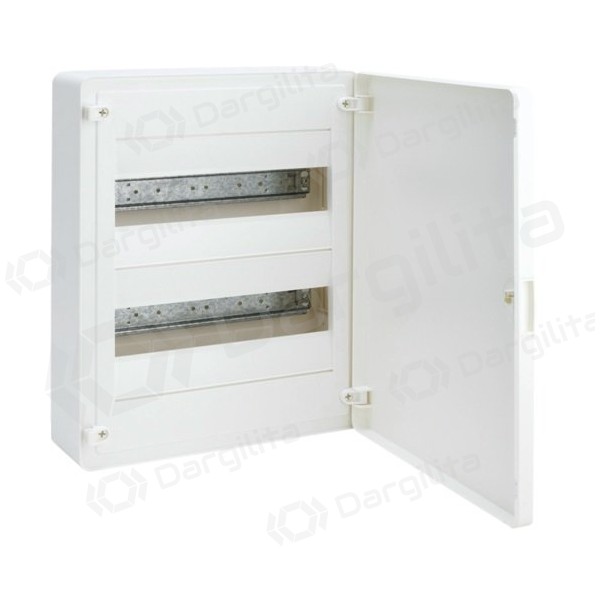 GOLF2 plastikinis virštinkinis skydelis VS212PD 24 mod. Hager (IP40)