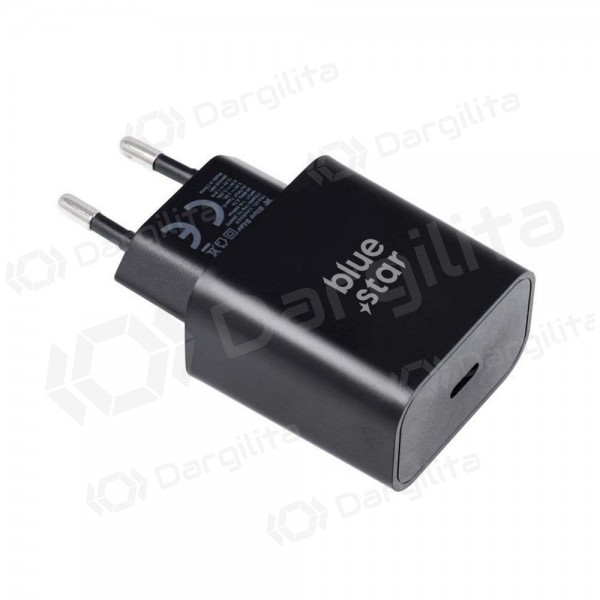 Telefono įkroviklis Blue Star TFB-TC-25WPD 25 W USB-C PD QC juodas
