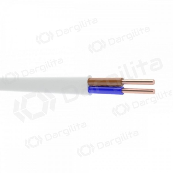 Plokščias instaliacinis kabelis YDYp 2x1 (100 m)