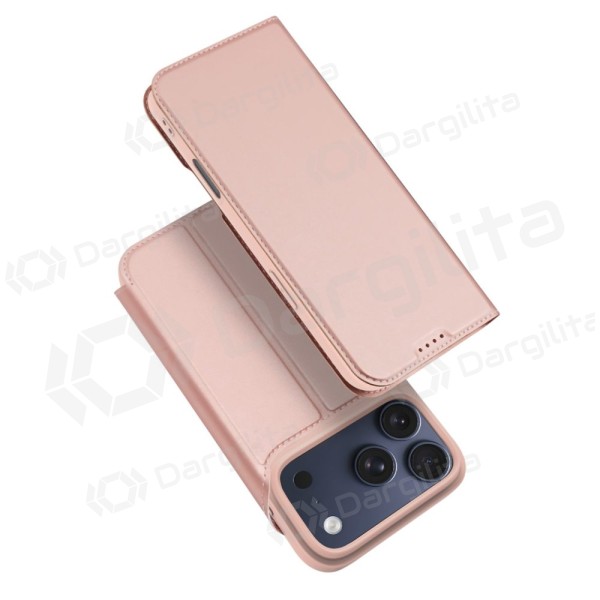 Apple iPhone 17 Pro, 18 Pro dėklas "Dux Ducis Skin Pro" (rožinis / auksinis)