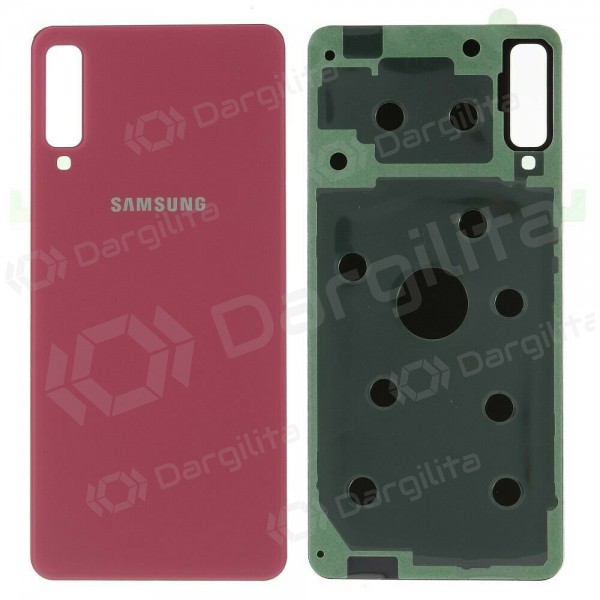 Samsung A750 Galaxy A7 (2018) galinis baterijos dangtelis rožinis (pink)