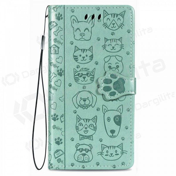 Samsung Galaxy A51 dėklas "Cat-Dog" (žalias)