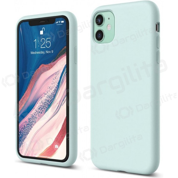 Samsung Galaxy A27 dėklas "Liquid Silicone" 1.5mm mėtinis
