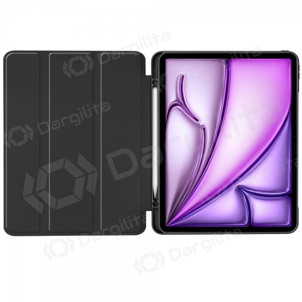 Apple iPad Air 13 M2 2024, M3 2025, M4 2026 dėklas "Tech-Protect SmartCase Pen Holder" (juodas)