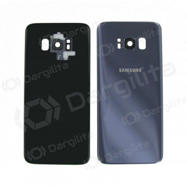 Samsung G955F Galaxy S8 Plus galinis baterijos dangtelis violetinė (Orchid grey) (naudotas grade A, originalus)