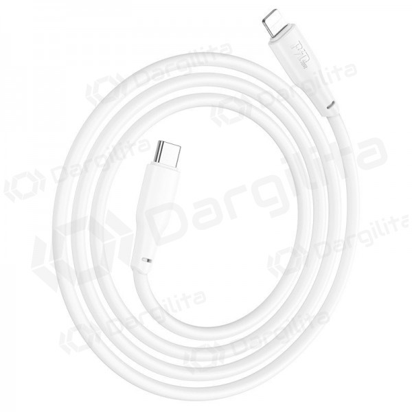 USB-C laidas Hoco X93 USB-C į USB-C 1 m 60 W baltas