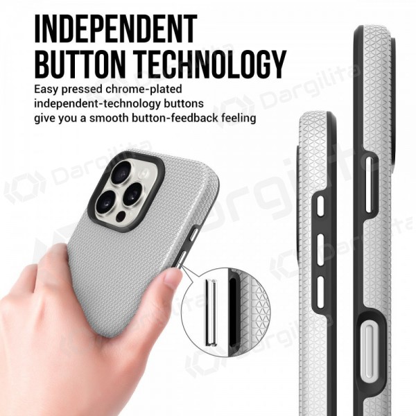 Apple iPhone 17 dėklas „Perfectionists“ (sidabrinis)