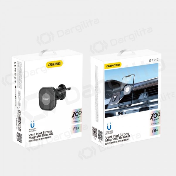 Automobilinis telefono laikiklis Dudao F6+ į ventiliacijos groteles